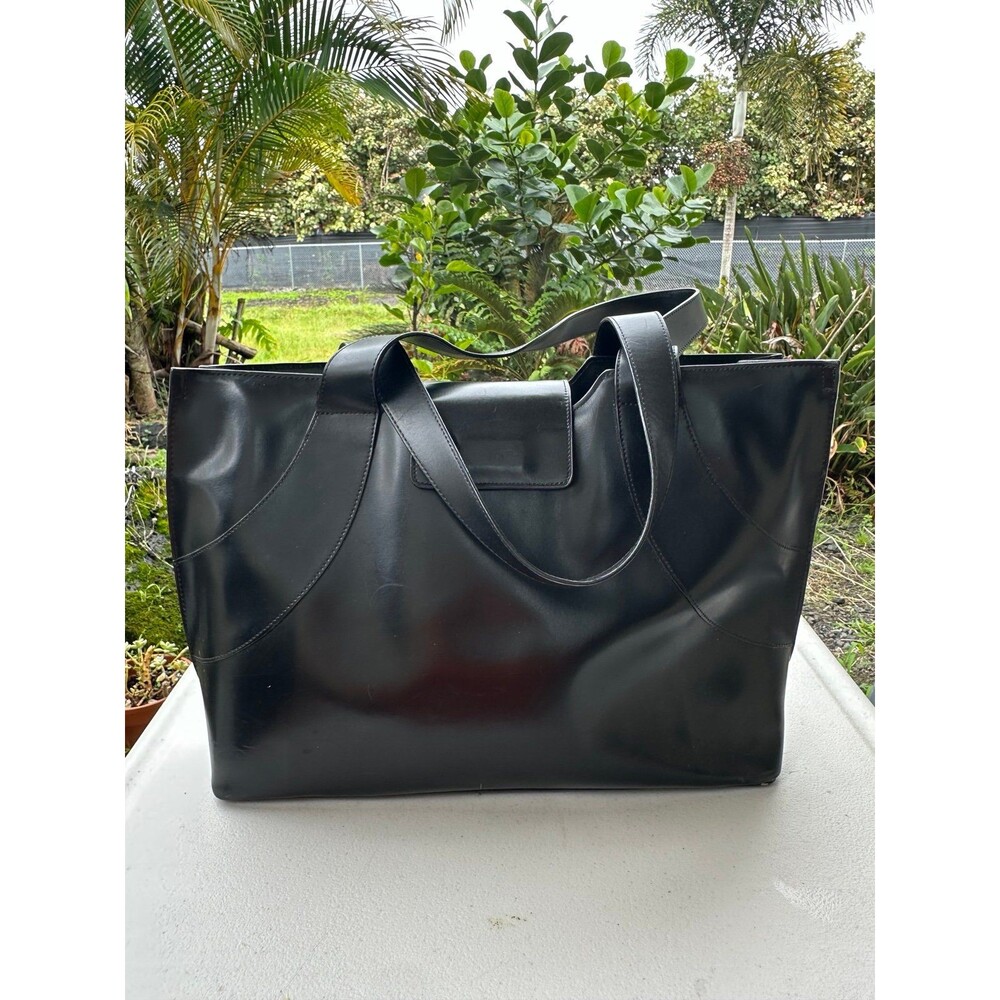 Franklin Covey Genuine Leather Poppy Professional Laptop Business Tote Bag